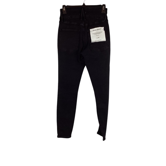 Good American Good Waist Skinny High Rise Jeans Size 2 / 26 Black - Picture 4 of 7